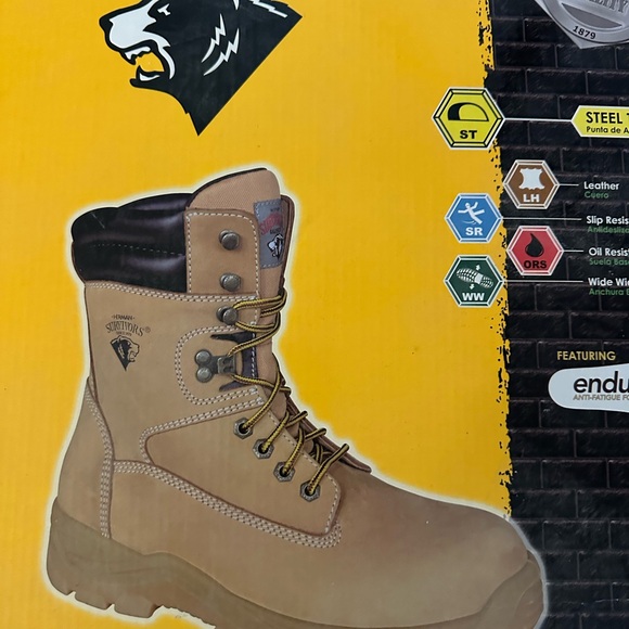 M HS Big Timber II Wheat Steel Toe Boots - Picture 12 of 12